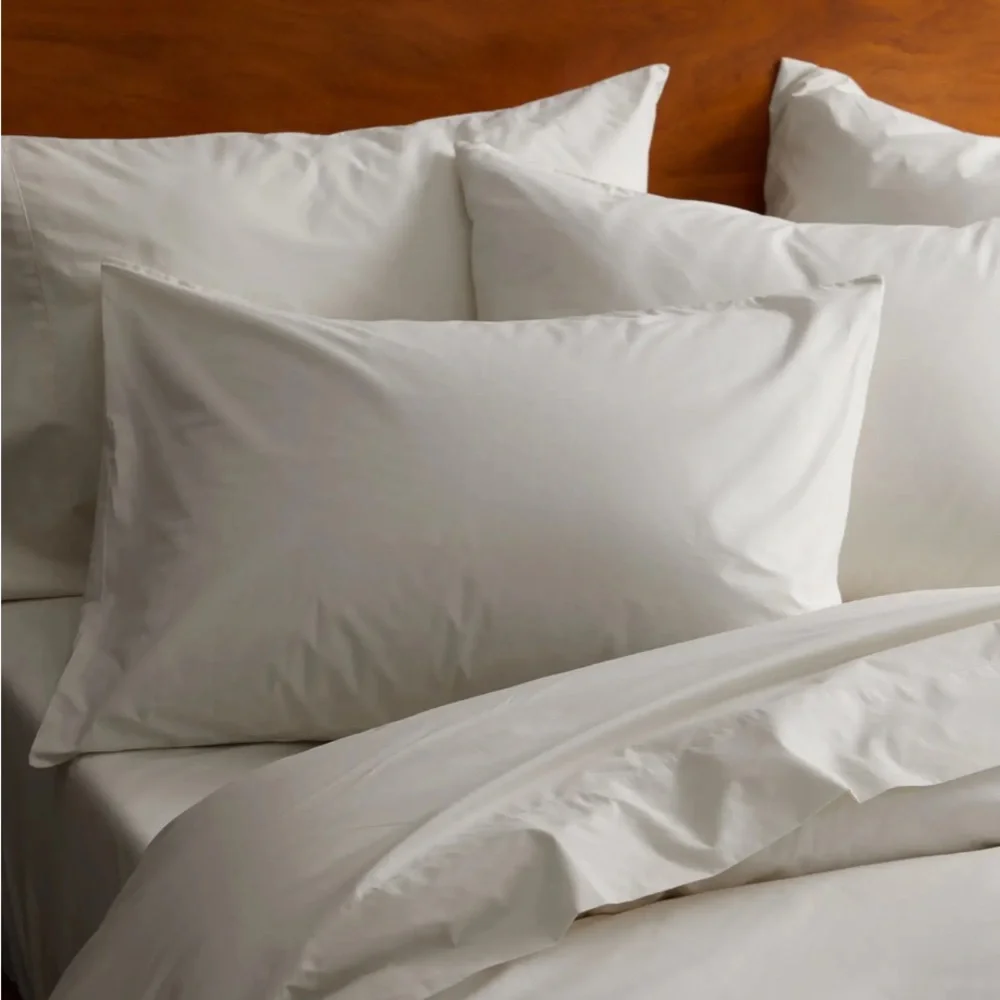 NWOT Quince European Organic Cotton Duvet Set (Ivory)